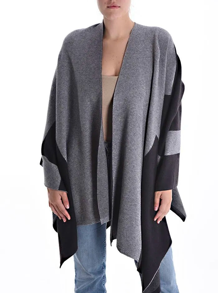 Knitted poncho