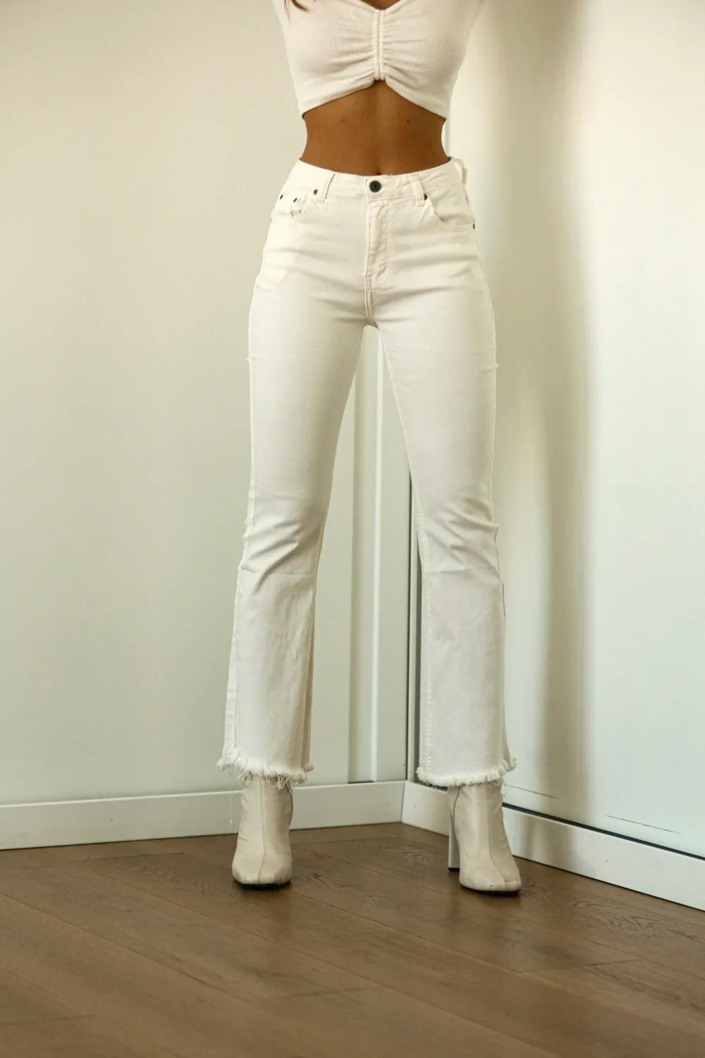 Skinny flared jeans