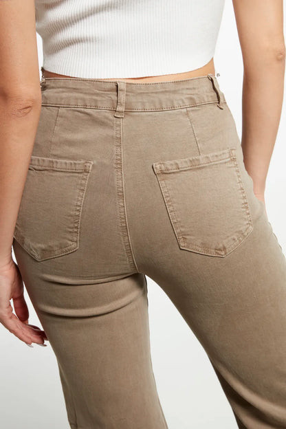 Straight jeans with front pocket